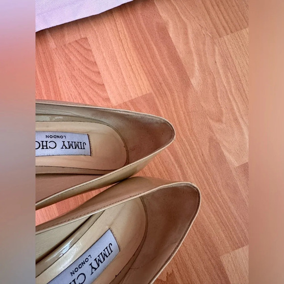 Jimmy Choo Beige Heels 39 (us 8) - Picture 4 of 11